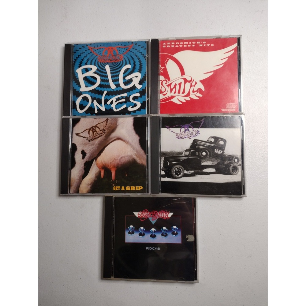 Aerosmith CD Various‎ Lot Of 5